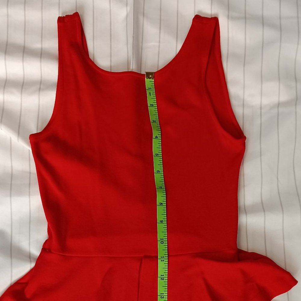 XS red dress